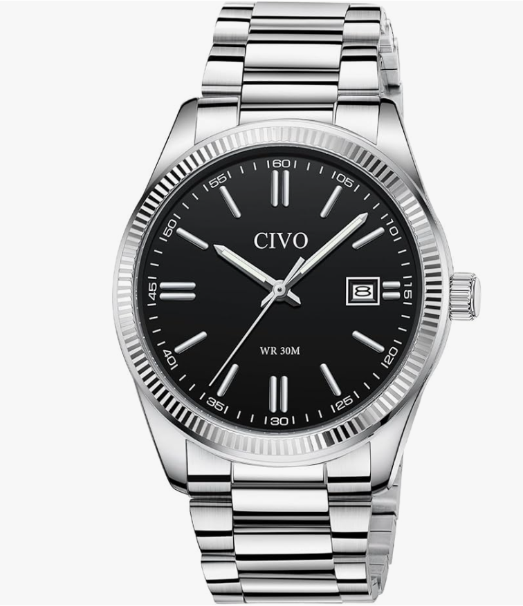 CIVO Men's Watches Stainless Steel