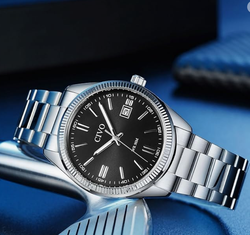 CIVO Men's Watches Stainless Steel